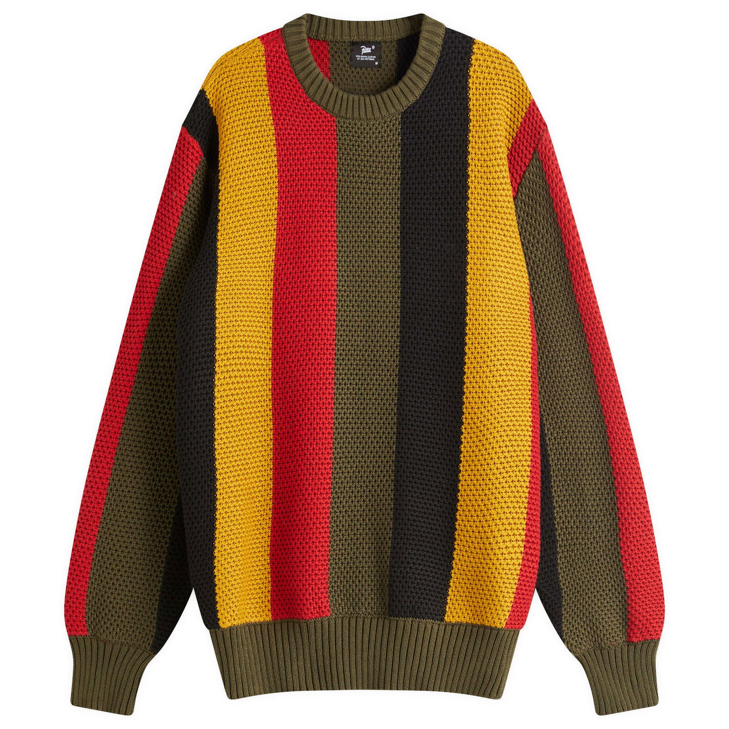 Пуловер Patta Patta Stripe Honeycomb Knit Jumper Многоцветен | POC-SS25-7020-324-0008-084, 0