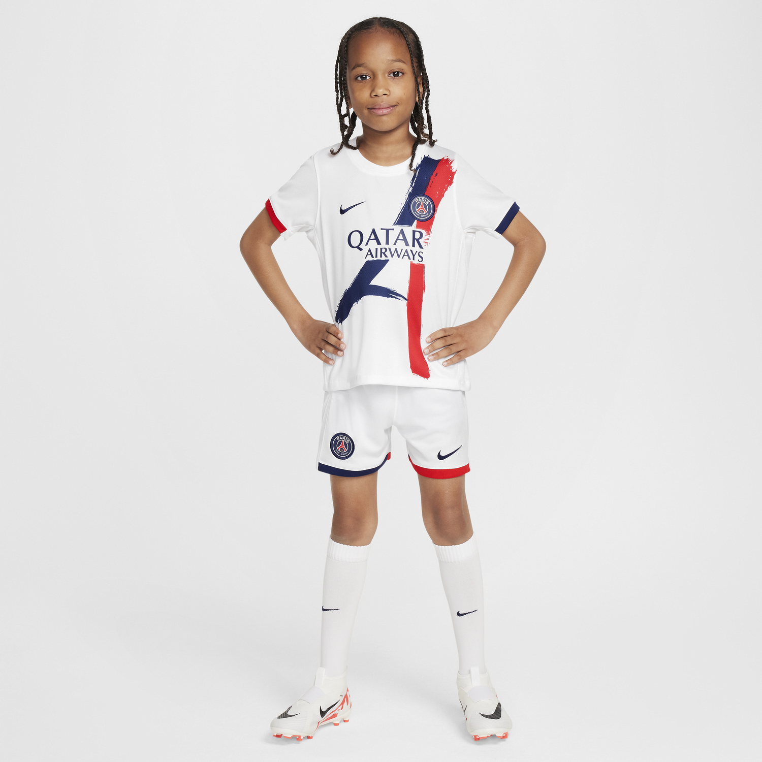 Фланелка Nike Paris Saint-Germain Stadium 2024/25 Kit Set Бяло | FN9205-101, 1