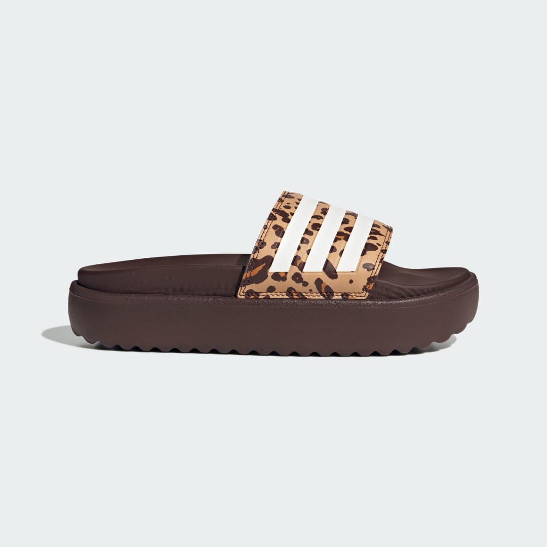 Кецове и обувки adidas Originals adilette Platform Slides Кафяво | JR9234, 0