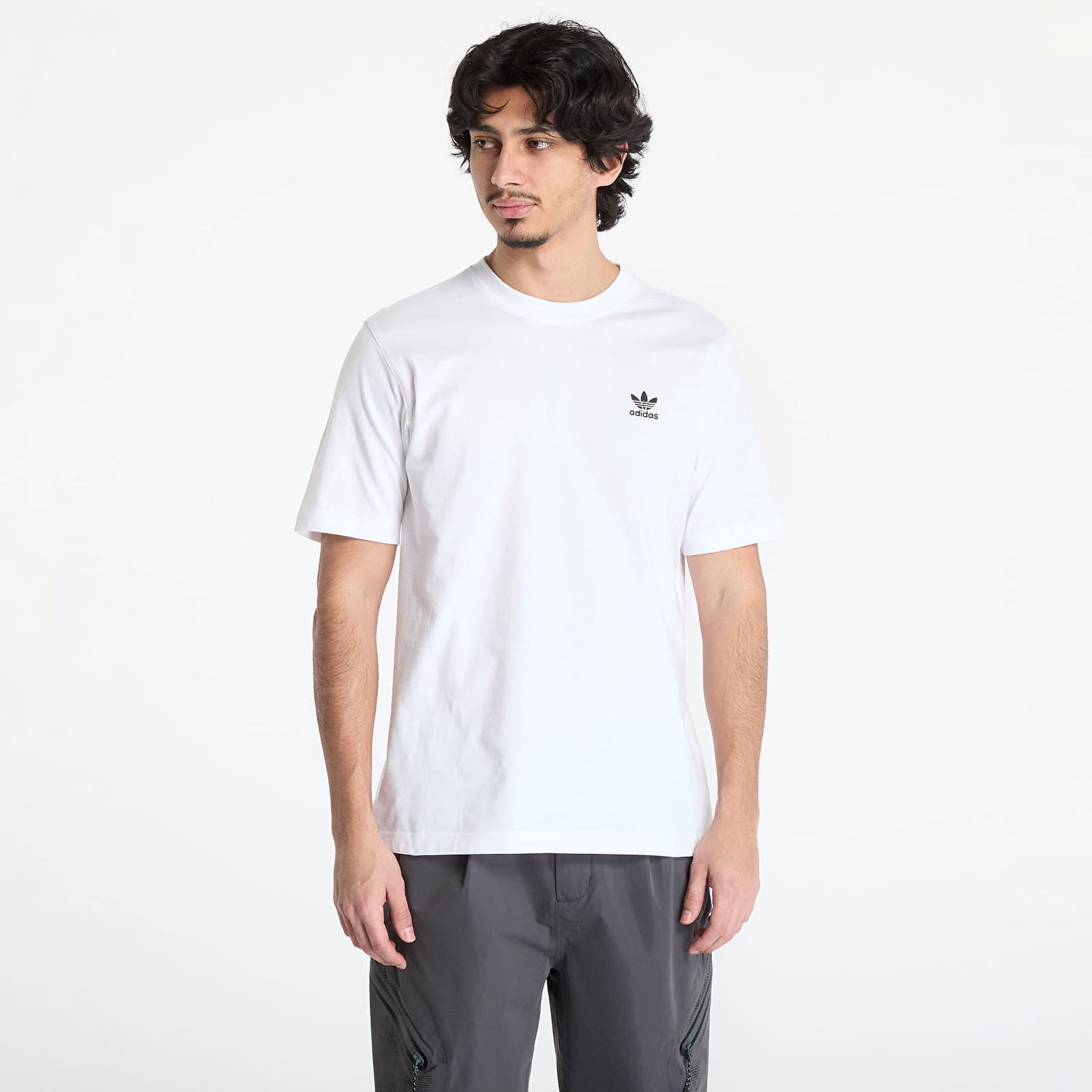 Тениска adidas Originals Trefoil Essentials T-Shirt Бяло | JI8544, 0