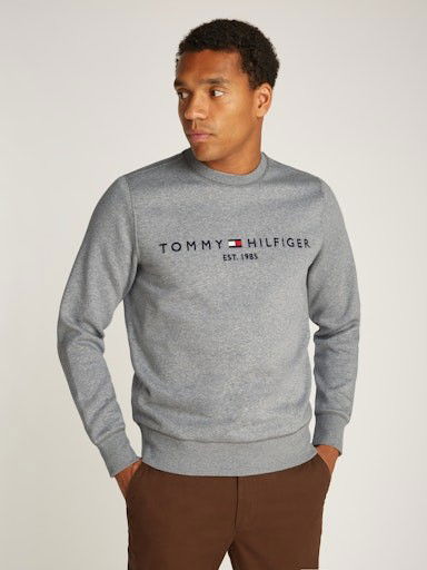 Суитчър Tommy Hilfiger Pullover Sweatshirt Сиво | MW0MW11596P91