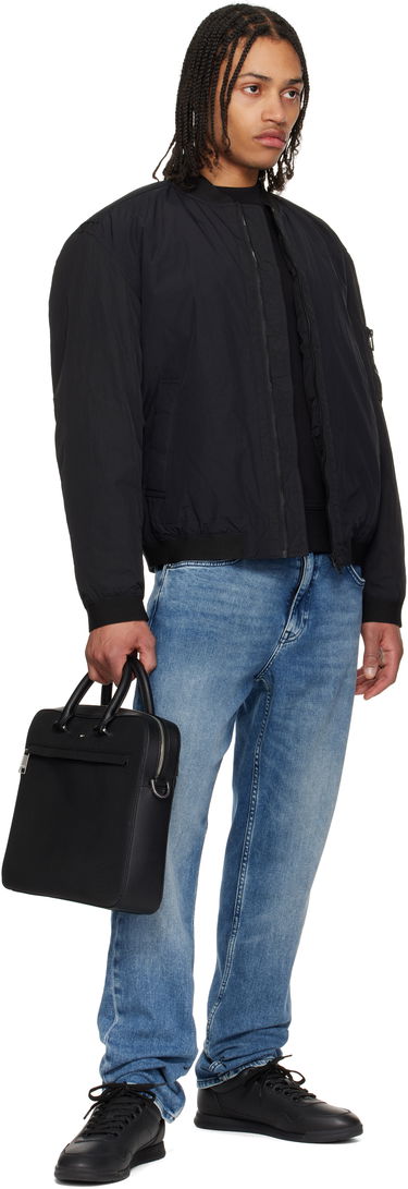 Облекло BOSS BOSS Nappa-Leather Черно | 50542099, 4
