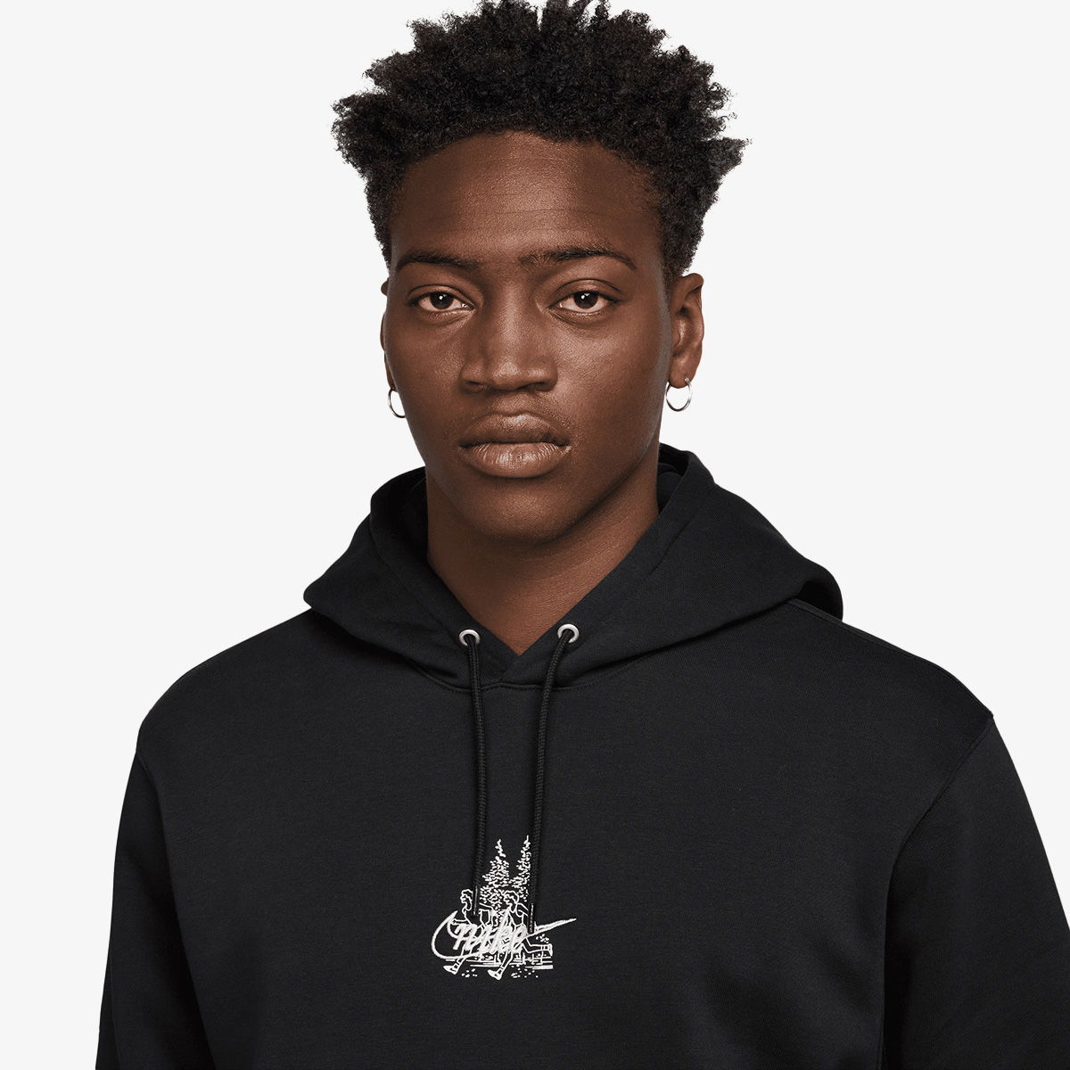 Суитчър Nike Running Club Hoodie Черно | HV1216-010, 0