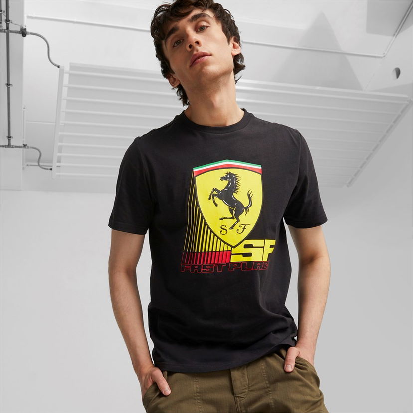 Тениска Puma Big Shield Graphic Tee Черно | 620952-01