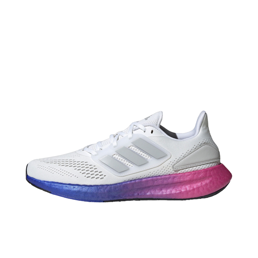 Кецове и обувки adidas Performance Pureboost 22 Cloud White Grey Lucid Blue Бяло | HQ8585