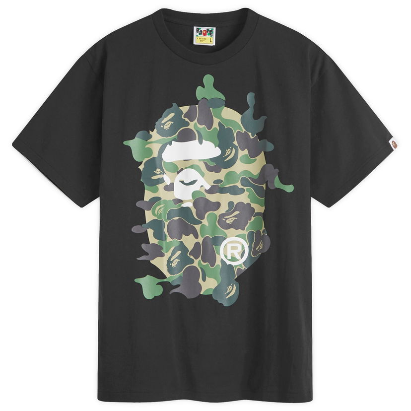 Тениска BAPE A Bathing Ape ABC Camo Rebuild Big Ape Head T-Shirt Черно | 001TEK301040M-BKG