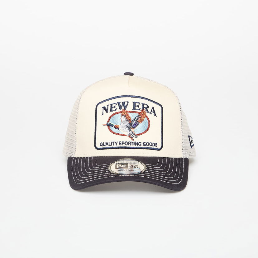 Шапка с козирка New Era 9FORTY A-Frame Trucker Animal Patch Cap Бежово | 60691214