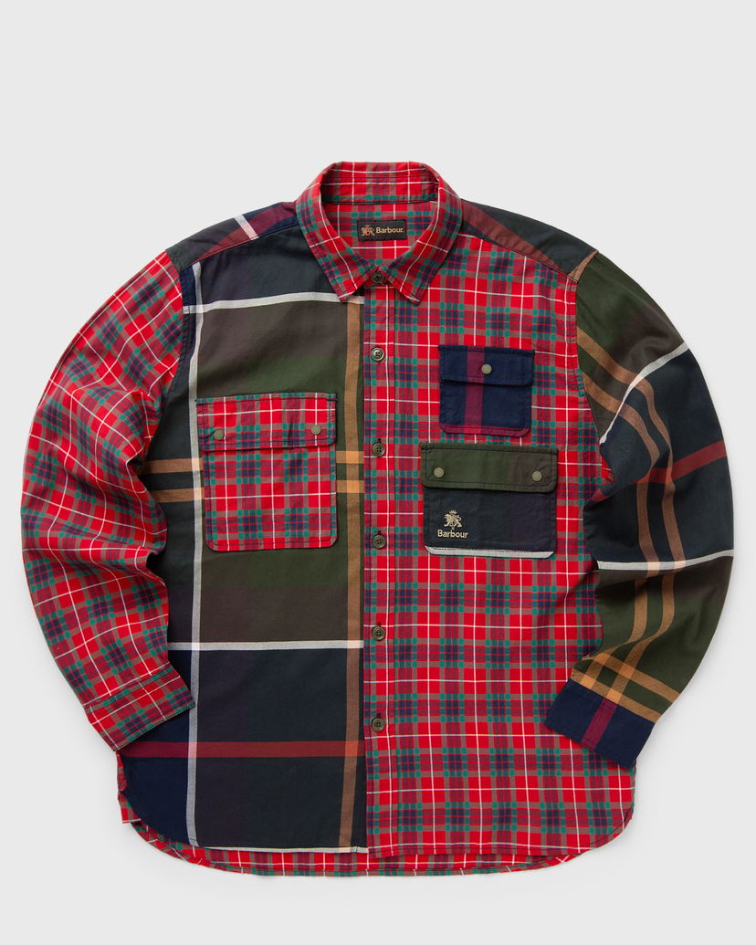 Риза Barbour Long Sleeve Shirt Червено | MSH5538MI73