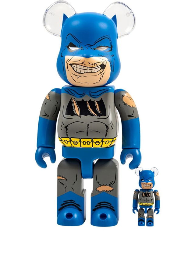 Batman TDKR: The Dark Knight Triumphant BE@RBRICK 100% & 400% set - Blue