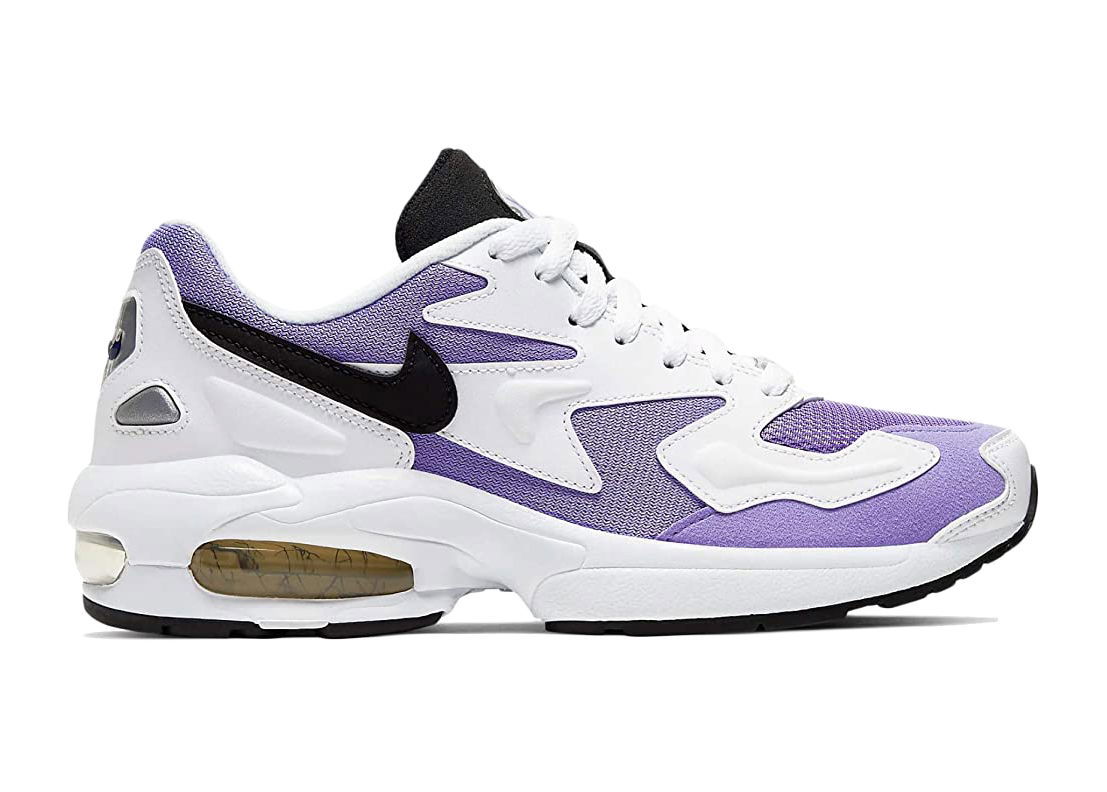 Кецове и обувки Nike Air Max 2 Light White Purple W Бяло | AO3195-100, 0