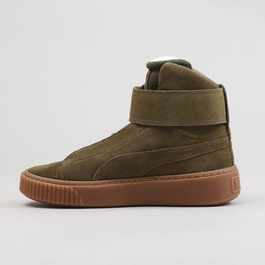 Кецове и обувки Puma Platform Mid Wn's olive night - olive night Зелено | 364588 01, 1