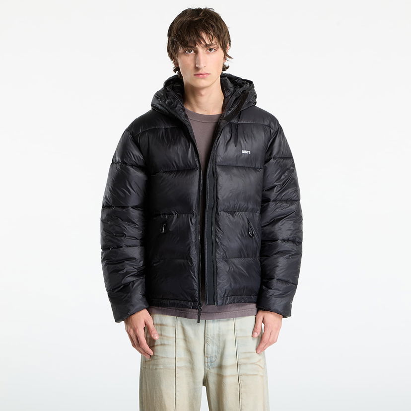 Пухо яке OBEY Jacket Stratus Puffer Jacket Black Черно | 121800600-BLK