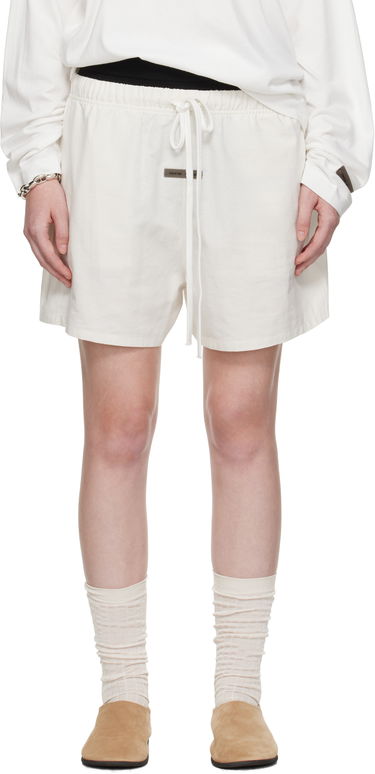 Къси панталони Fear of God Fear of God ESSENTIALS Soccer Shorts Бяло | 160SP255764FW, 0