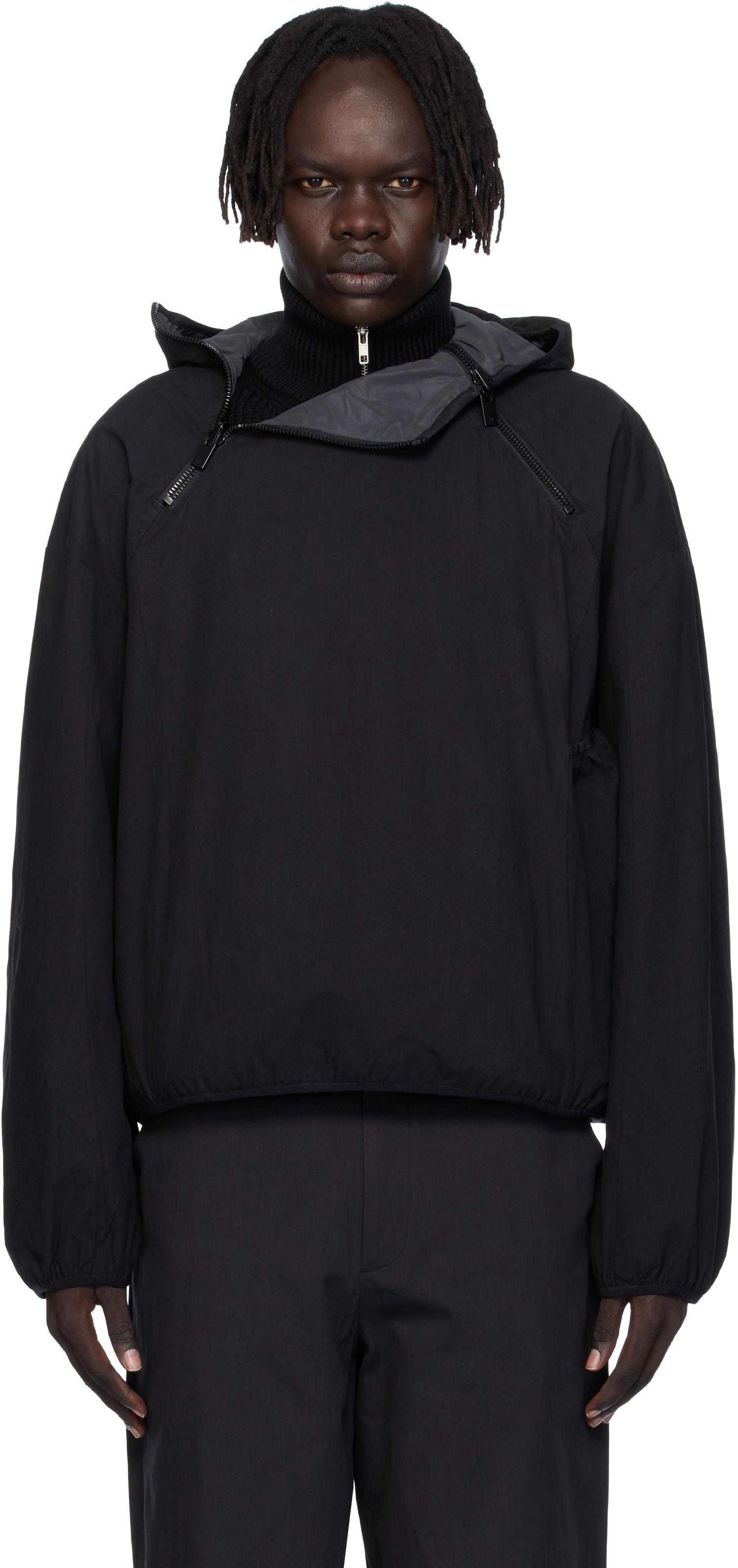 Яке HELIOT EMIL HELIOT EMIL Reversible Anorak Черно | AW25_M_02_162_BLK01, 0