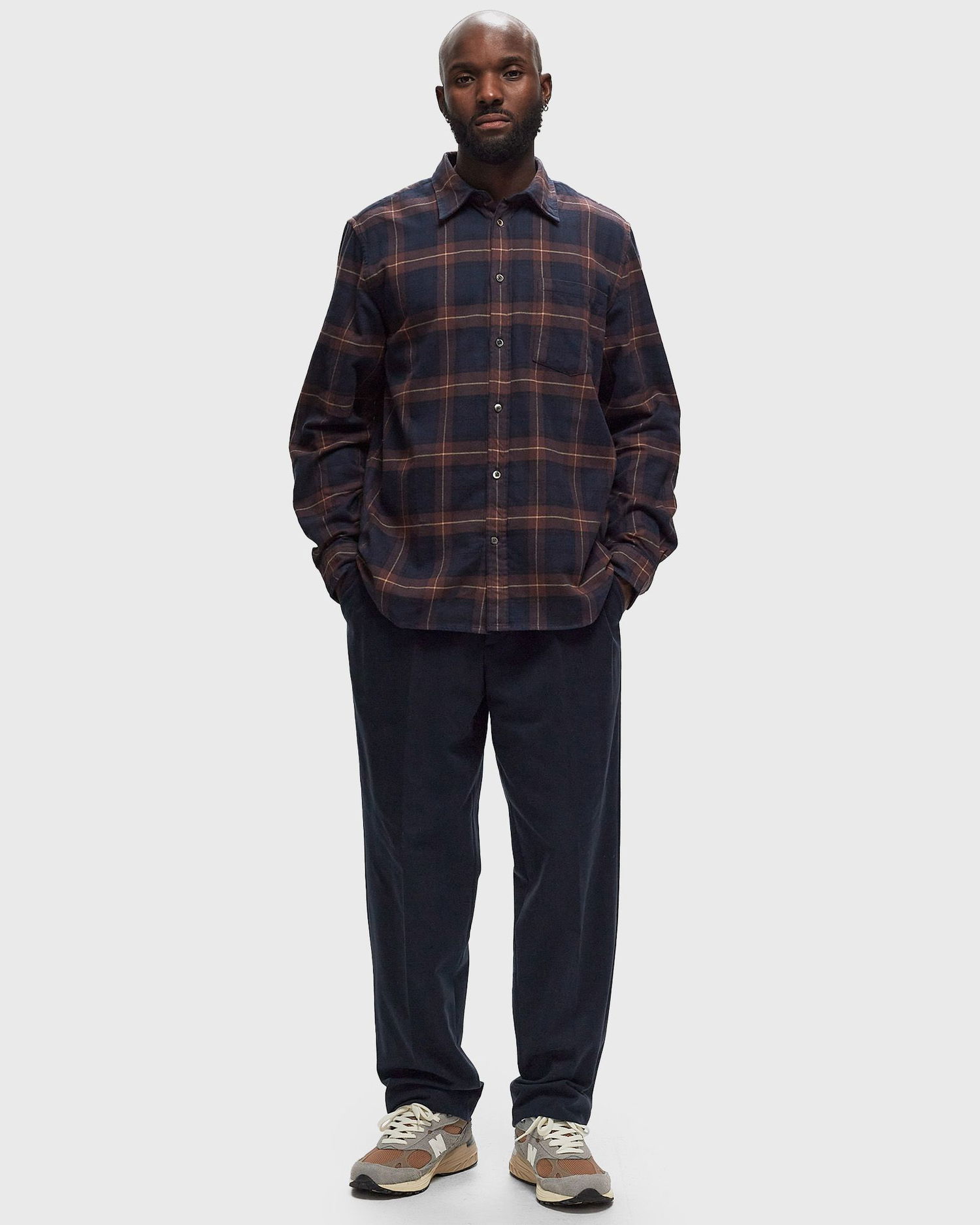 Панталони NORSE PROJECTS Benn Relaxed Trousers Тъмно синьо | N25-0395-7004, 1