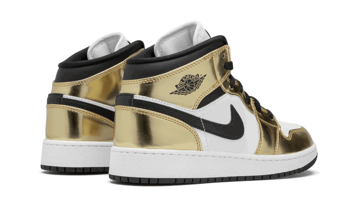 Кецове и обувки Jordan Air Jordan 1 Mid "White Metallic Gold" Металик | DC1419-700, 1