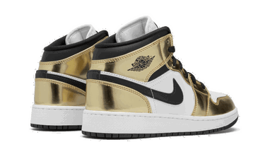 Кецове и обувки Jordan Air Jordan 1 Mid "White Metallic Gold" Металик | DC1419-700, 1