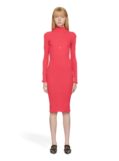 Pокля Bottega Veneta Rib Knit Dancer Dress Розово | 670662 V1DO0