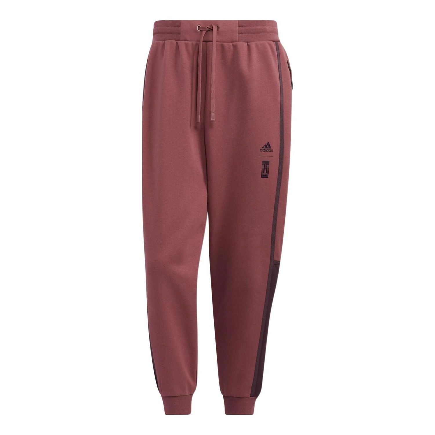 Спортни панталони adidas Originals Wuji Knit Warm Pants Бургунди | HN8963, 0