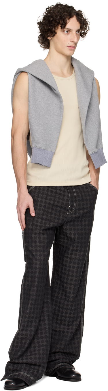 Потник AMIRI AMIRI MA Tonal Ribbed Tank Top Бежово | AMJYTT1006, 3