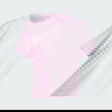 Тениска adidas Performance Cropped Cotton T-Shirt Розово | IJ6013, 4