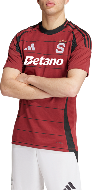 Фланелка adidas Performance AC Sparta Prague 25/26 Home Jersey Червено | IN4308, 2