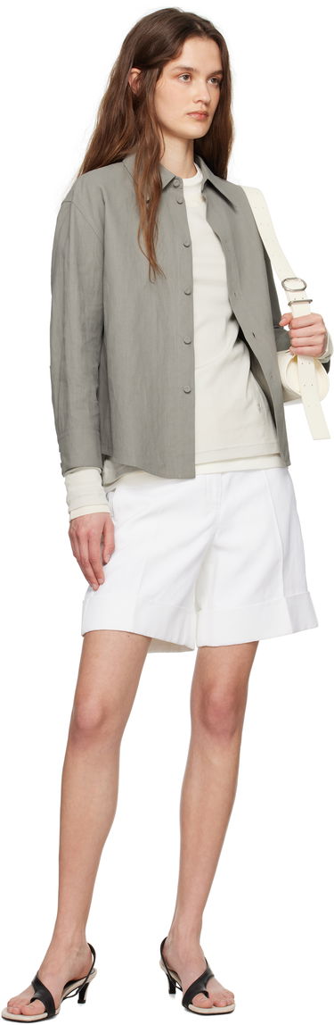 Къси панталони Jil Sander Jil Sander Straight Leg Shorts Бяло | J02KA0323_J60001, 3