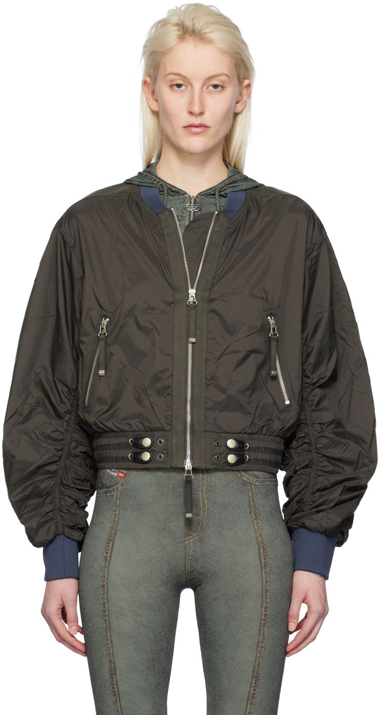 Яке бомбър Diesel G-Noak Bomber Jacket "Khaki" Сиво | A08450 0BIAM, 0