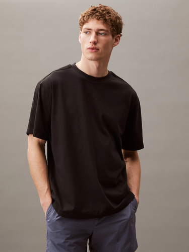 Тениска CALVIN KLEIN Calvin Klein Performance Short Sleeve T-Shirt Черно | LVGMS5K177-UB1, 0