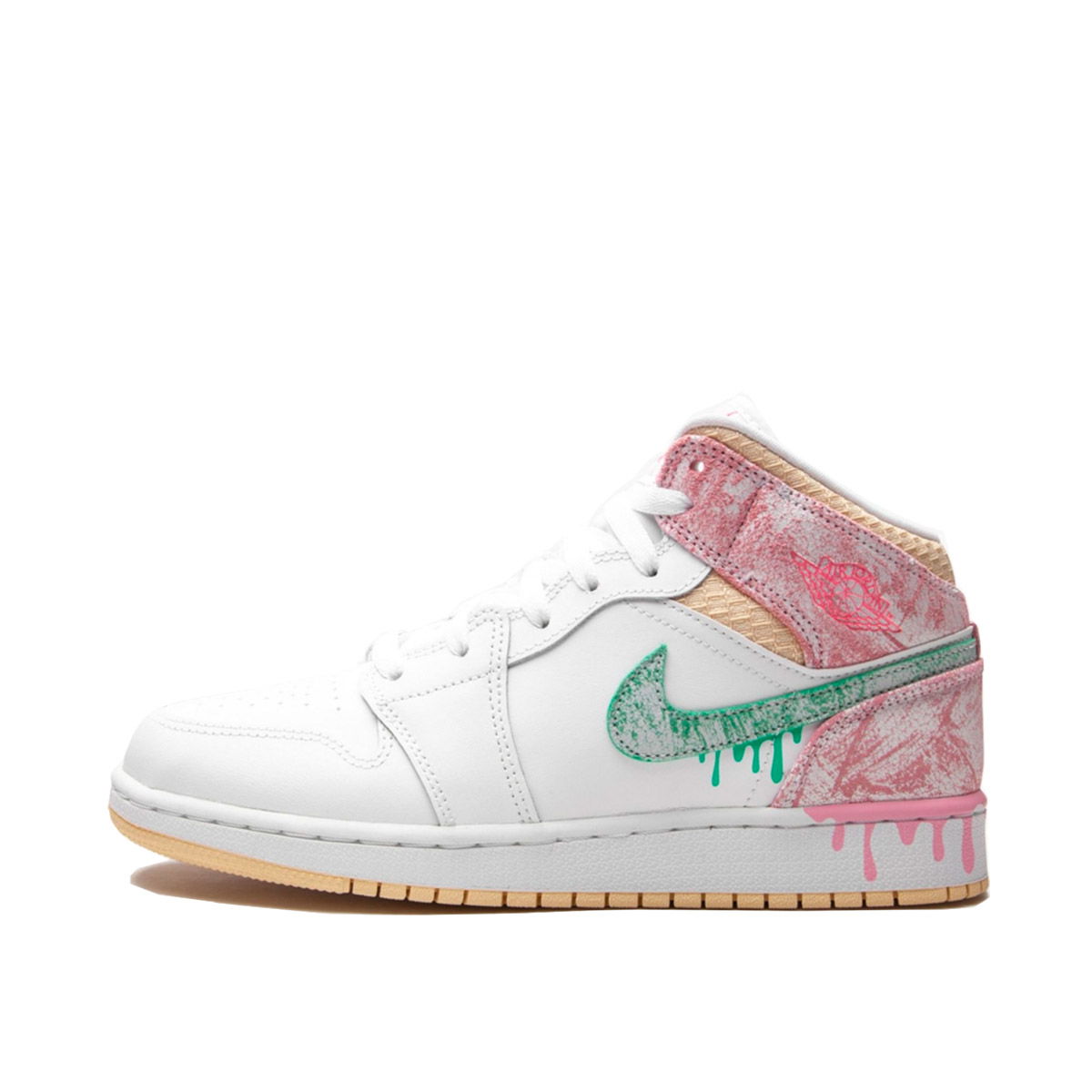 Кецове и обувки Jordan Air Jordan 1 Mid SE GS "Ice Cream" Бяло | DD1666-100, 1