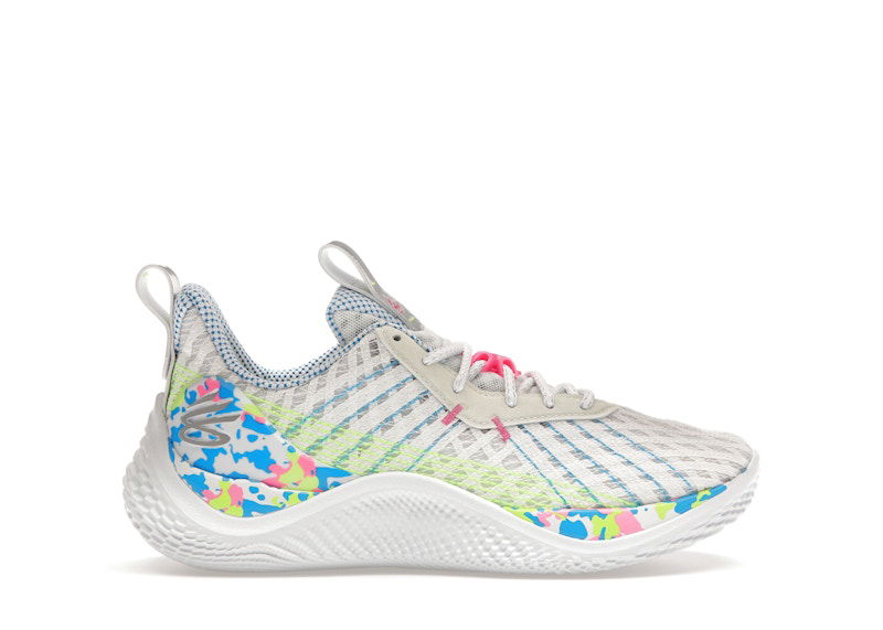 Кецове и обувки Under Armour Curry 10 Splash Party Бяло | 3026293-100, 0
