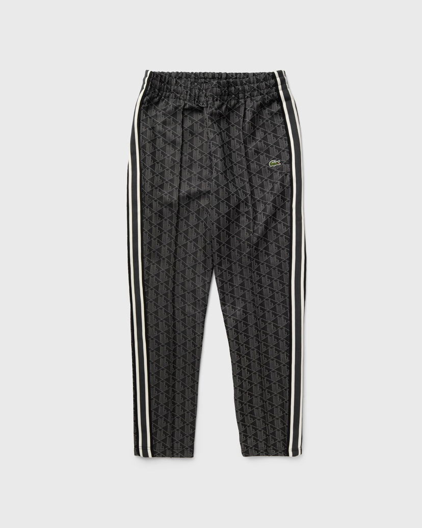 Спортни панталони Lacoste PARIS MONOGRAM JACQUARD SWEATPANTS Черно | XH1440-4PC