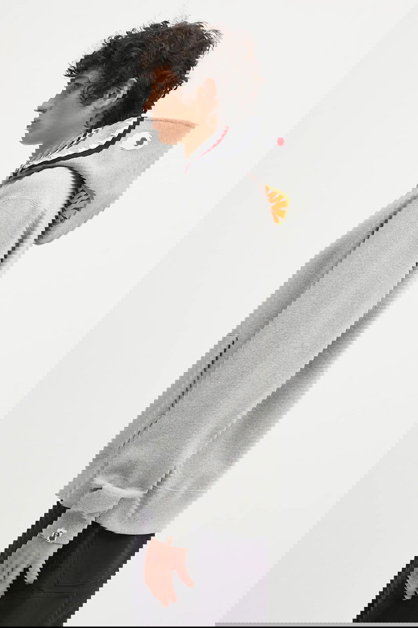 Суитчър BAPE Abc Camo Shark Pullover Hoodie Сиво | 1L30114009, 1