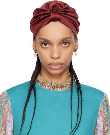 Обеци Valentino Valentino Garavani Silk Turban Headband Металик | 6W2HH004QID, 0