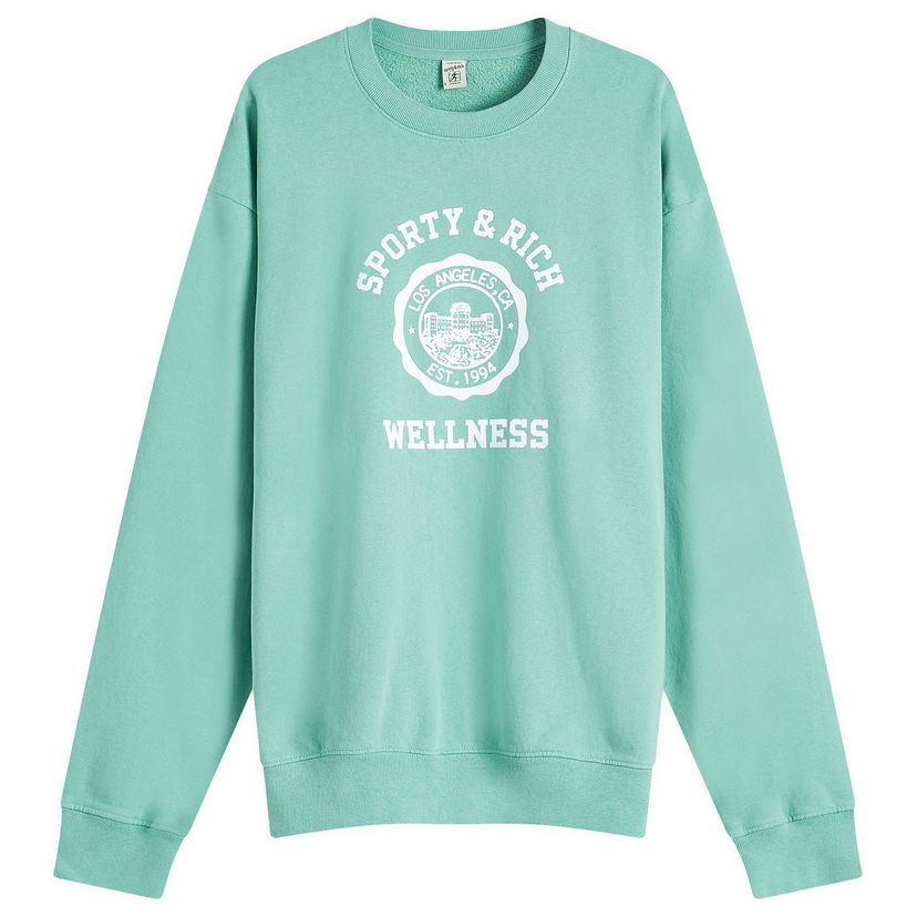 Суитчър Sporty & Rich Emlbem Sweatshirt Тюркоазено | WS067S409EA-313