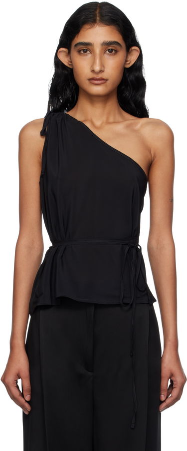 Потник Baserange Baserange One-Shoulder Tie-Waist Camisole Черно | TSVI-SC-AU25, 0