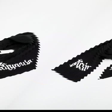 Шал Palm Angels Palm Angels Kids Logo Knit Scarf Черно | PBMA008C99KNI0011001, 0