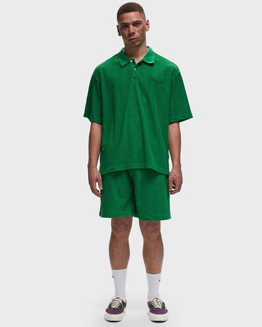 Поло тениска Pleasures ZEN TERRY BOXY POLO Зелено | P24SU037-GREEN, 1