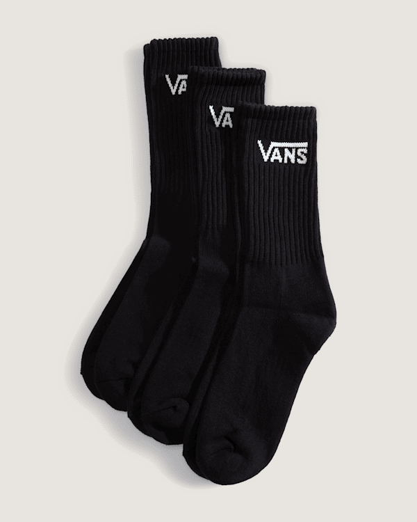Чорапи Vans Classic Crew Socks (3 pairs) L Черно | VN000QBVBLK, 0