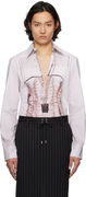 Jean Paul Gaultier Trompe-L'Œil Corset Print Shirt