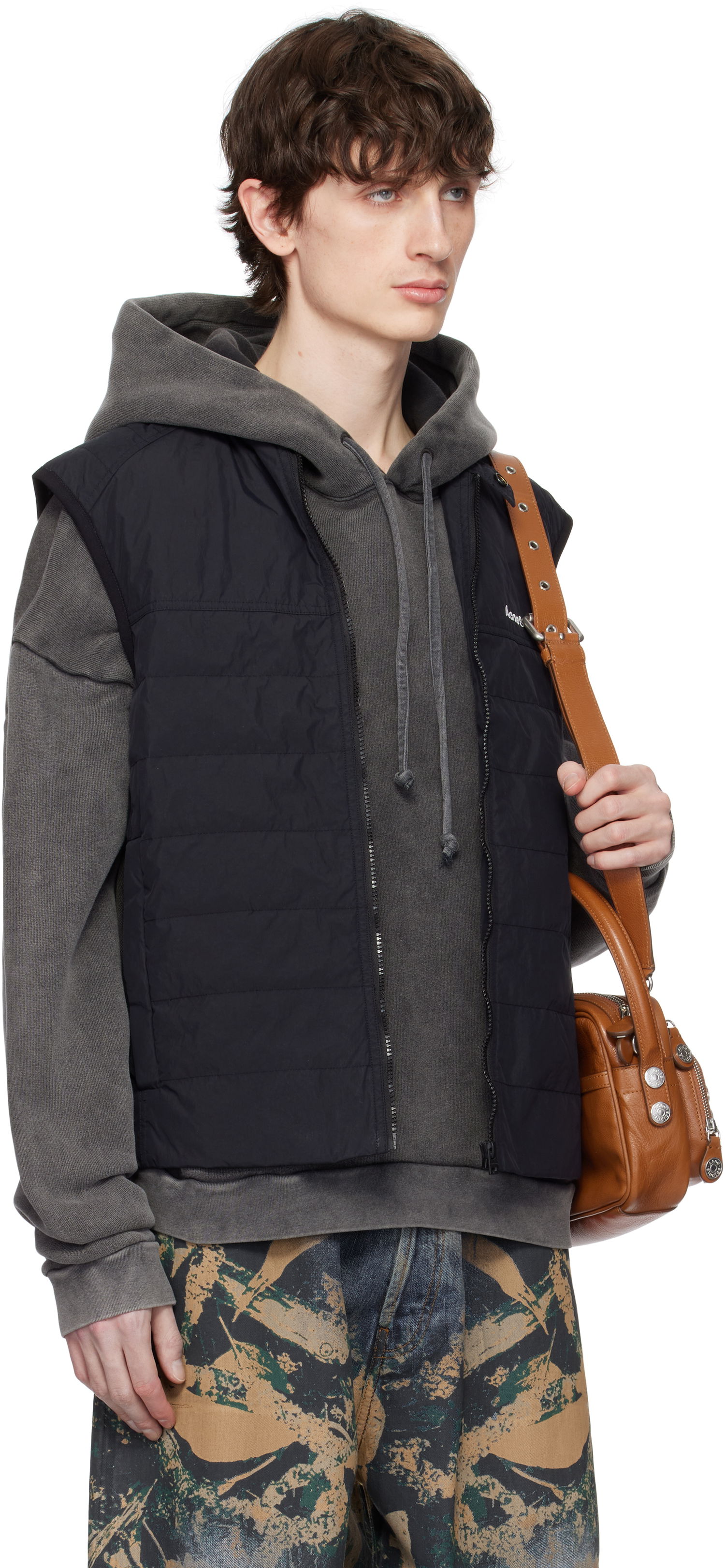 Жилетка Acne Studios Acne Studios Quilted Down Vest Черно | B90804-, 1