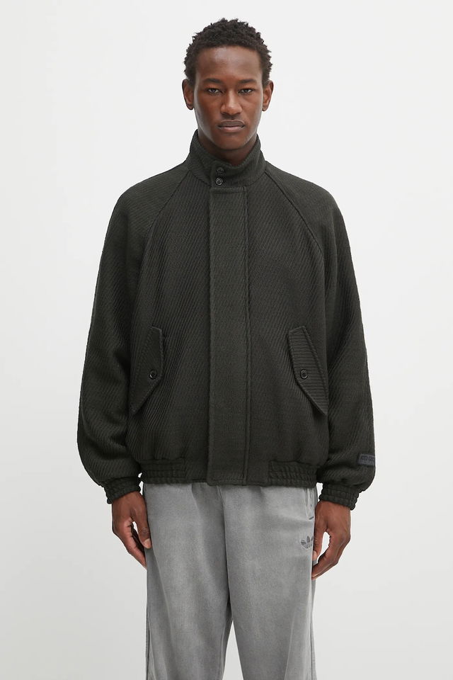 Kenzo Harrington Blouson Wool Bomber Jacket