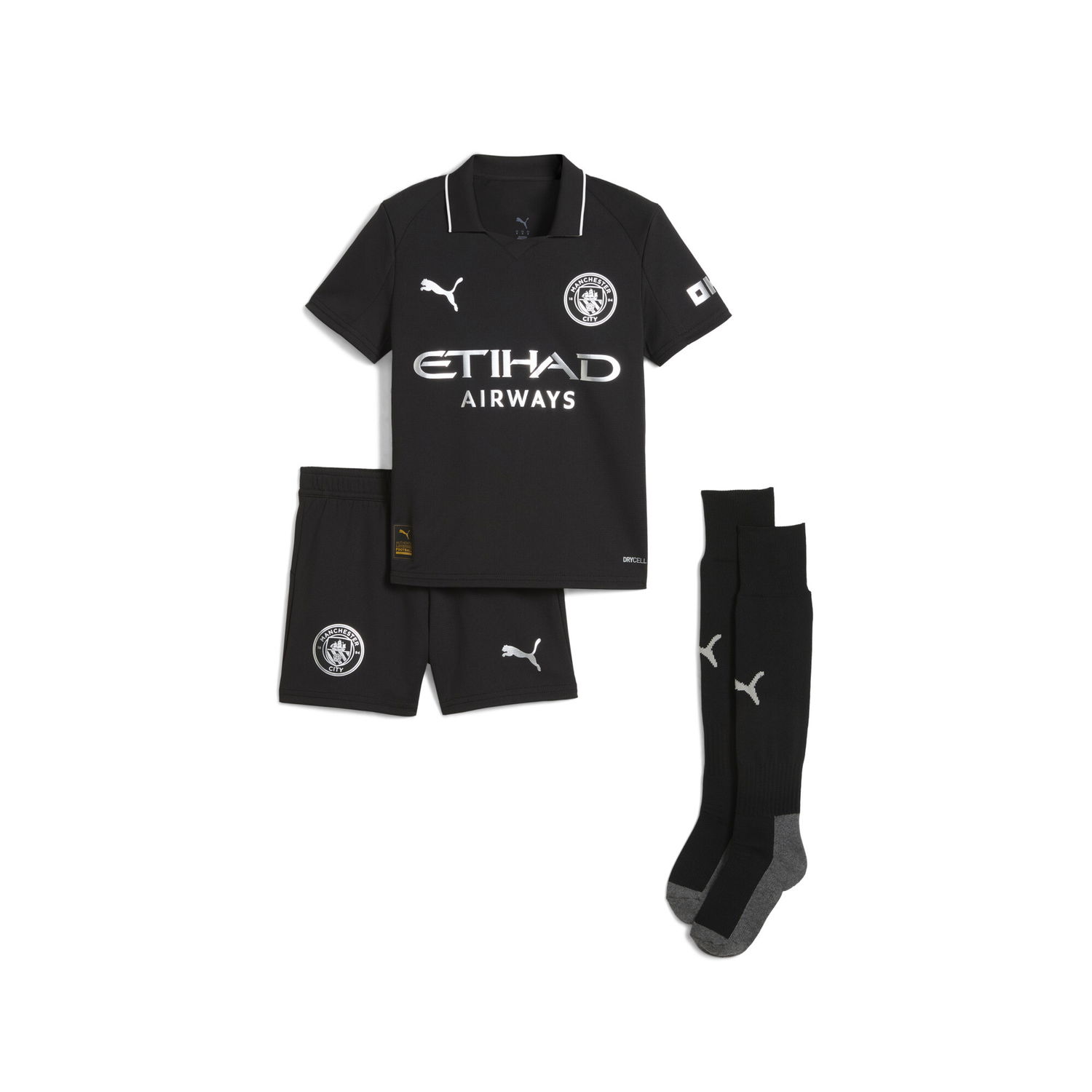 Комплект Puma Minikit Manchester City 2nd Kit 25/26 Черно | 780355_02, 0
