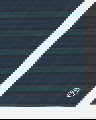 Шал WTAPS Plaid Bandana Тъмно синьо | 251WVDT-AC01 GREEN, 4