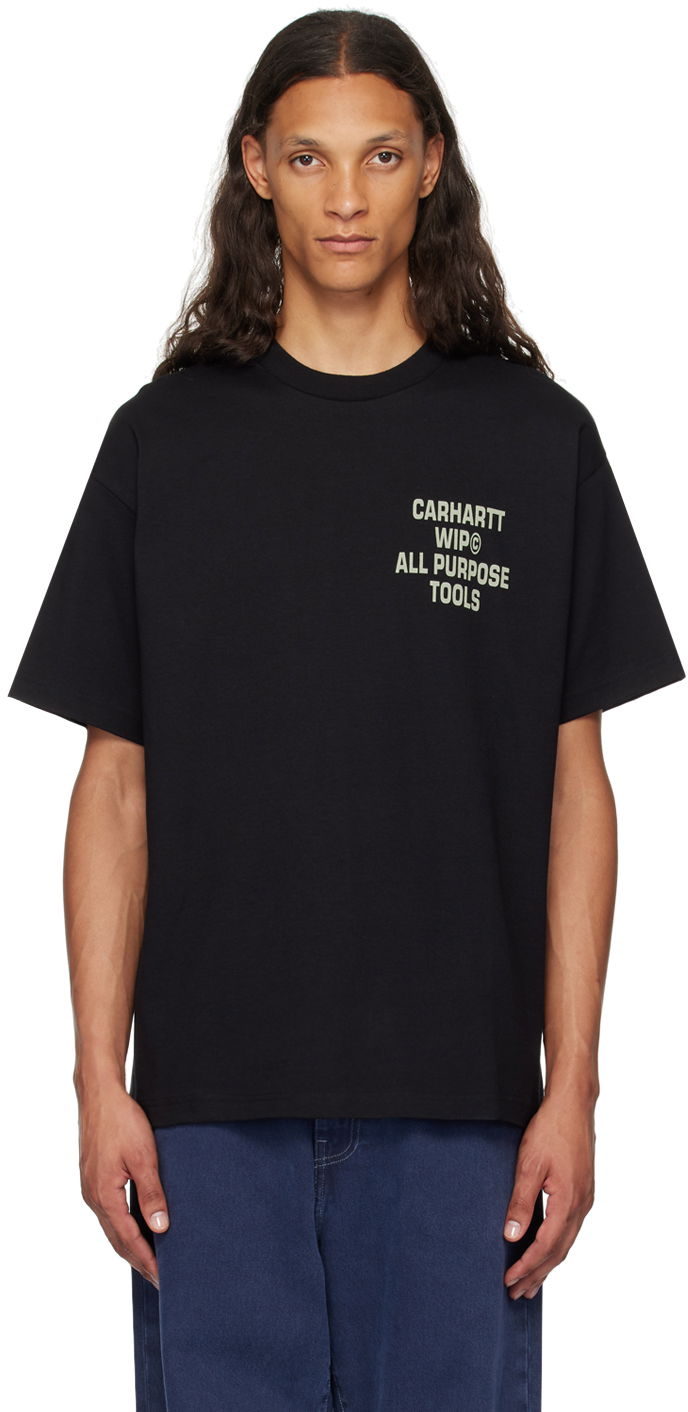 Тениска Carhartt WIP Cross Screw T-Shirt Черно | I033949, 0