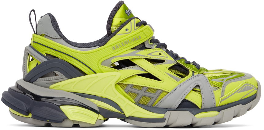 Кецове и обувки Balenciaga Track 2.0 Open Sneakers Зелено | 568614-W3AE2-3512, 0