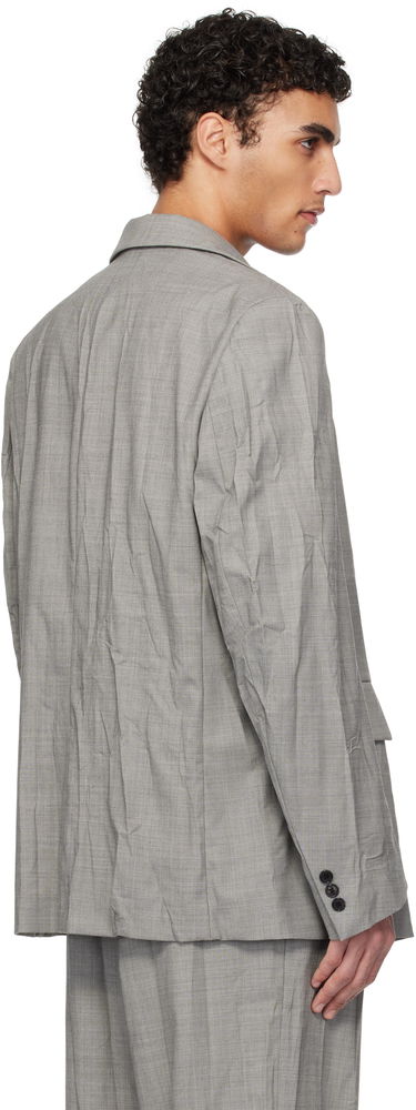 Яке HED MAYNER Hed Mayner Crinkled Blazer Сиво | HMMA15008A-HA150, 2