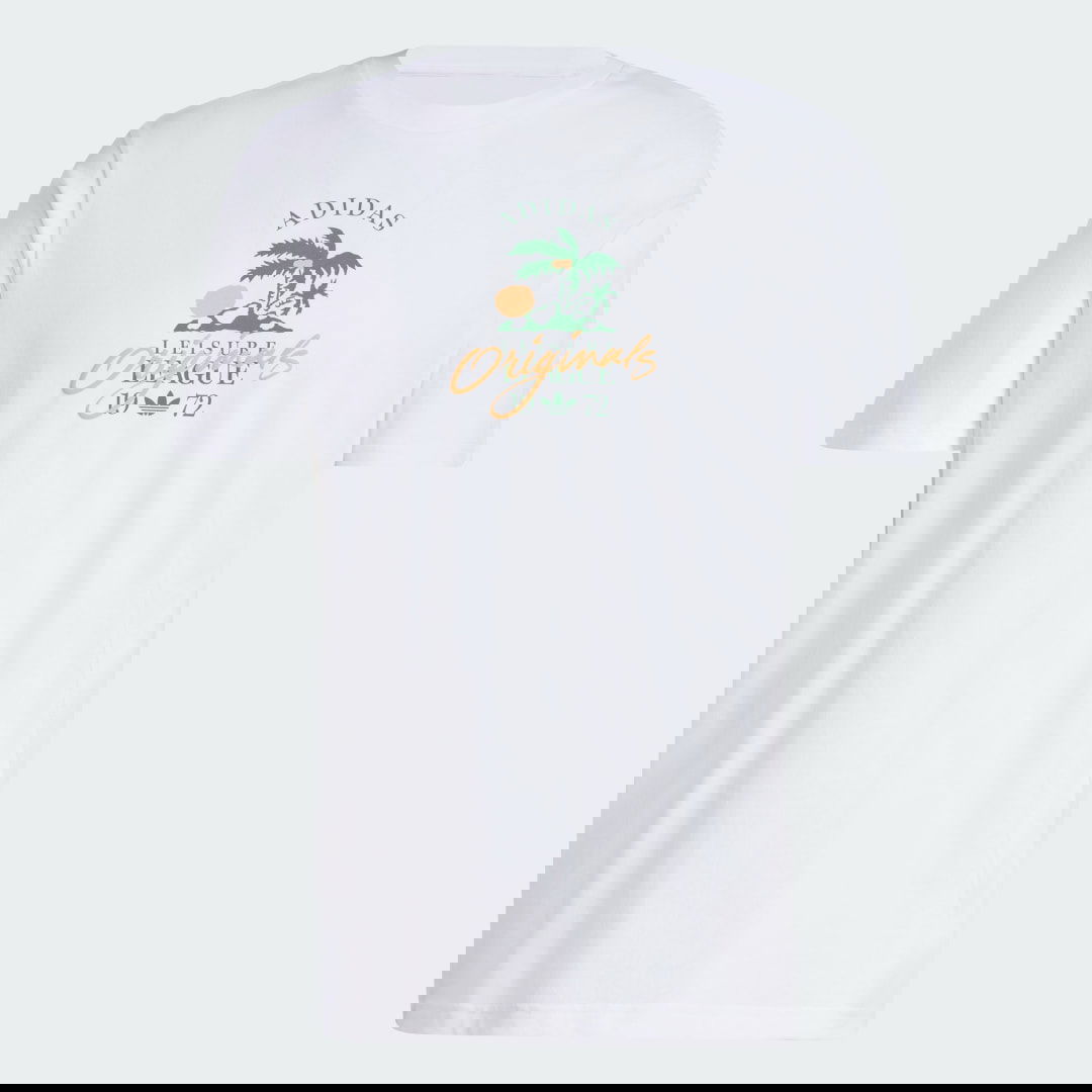 Тениска adidas Performance Leisure League Logo Бяло | JD6341, 1