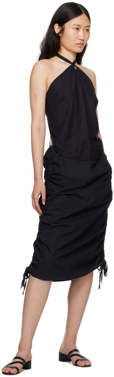 Пола Baserange Baserange Pictorial Midi Skirt Черно | SKPS-CO-SP24, 3