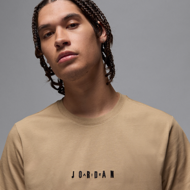 Тениска Jordan Jordan Air T-Shirt Бежово | DM3182-257, 4
